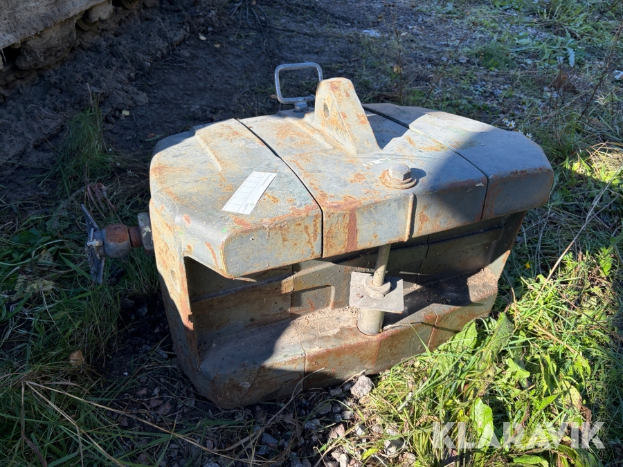 Motvikt 900kg 3-punkt