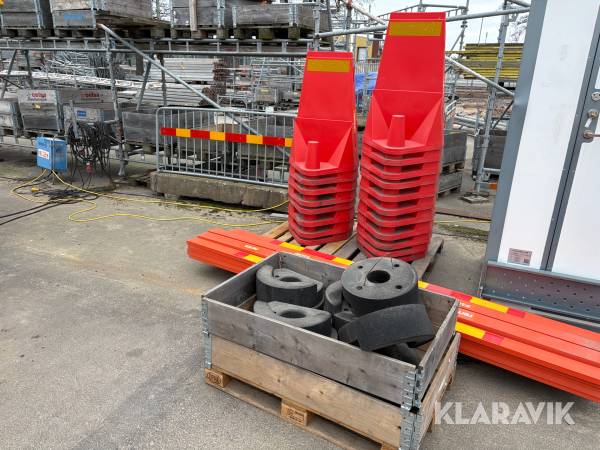 Superkon med vikter / avstängningsplank