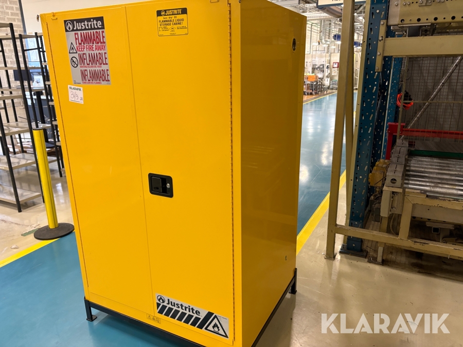 Kemskåp Justrite Sure grip EX