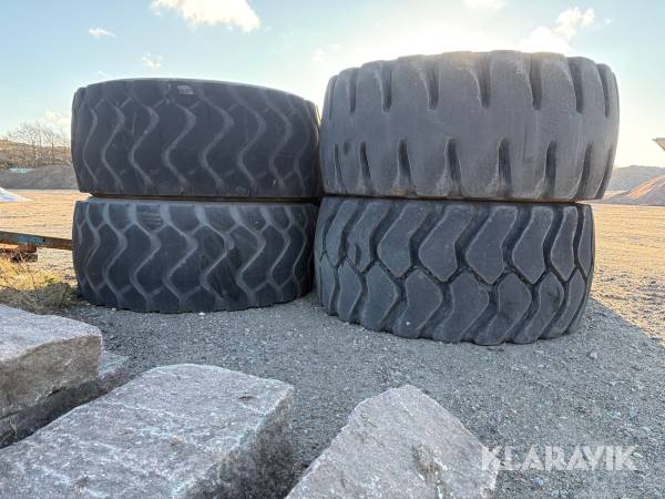 Entreprenaddäck 29,5R25 4 st