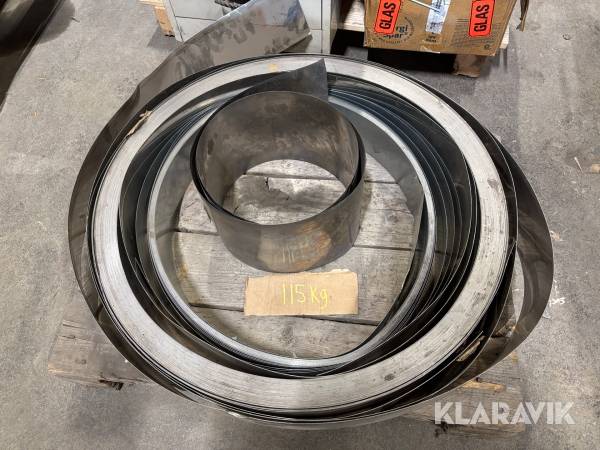 Plåt på rulle rostfritt/galv