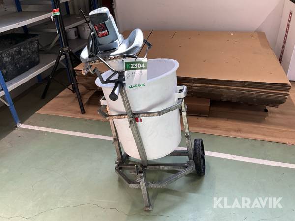 Mixervagn med blandare och visp Vänga-Åke / Niko - M 9075 / BM1600
