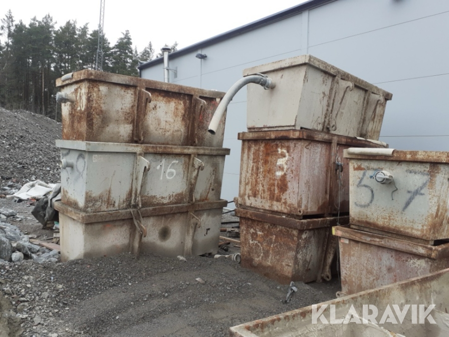 Sedimentationscontainer 16 st