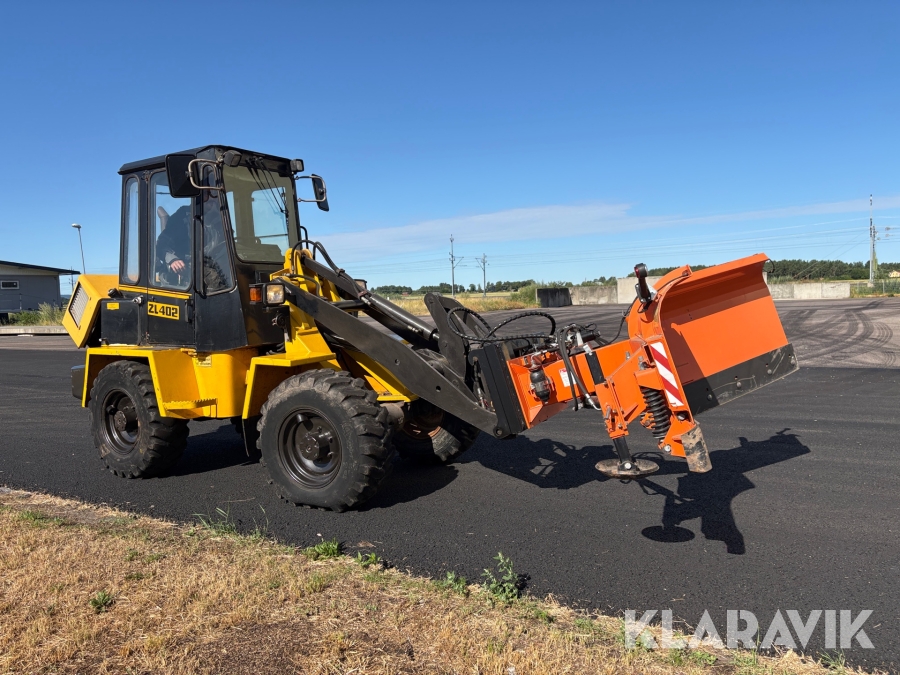 Hjullastare Zettelmeyer ZL 402 med snöblad
