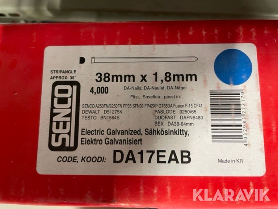 Parti med Spik Senco 5st paket