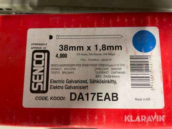 Parti med Spik Senco 5st paket