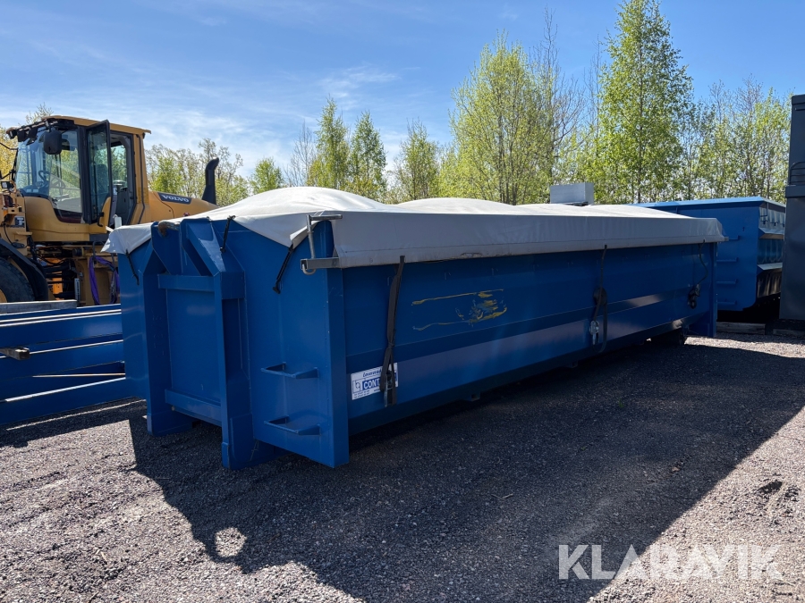 Spannmålscontainer LT Container 20m3 med kapell