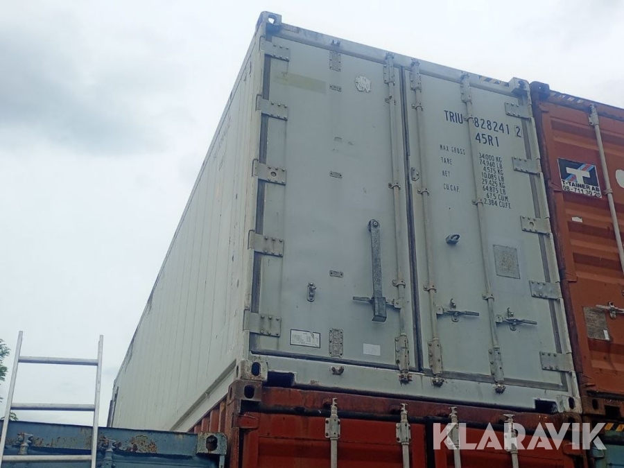 2st containrar 40 fot vanlig & kylcontainer