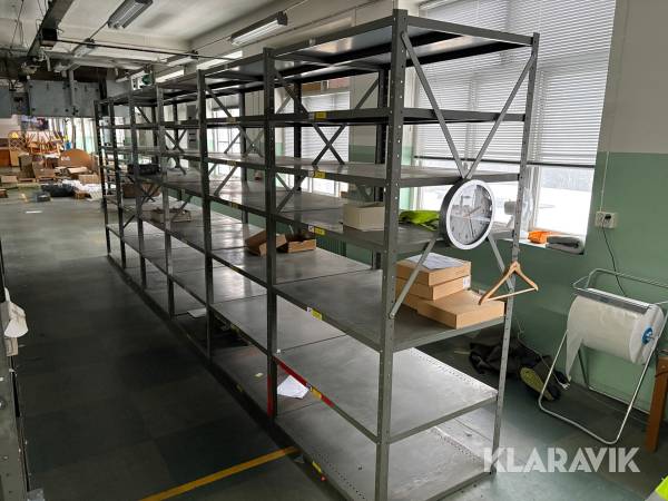 Lagerhyllor, 6st sektioner