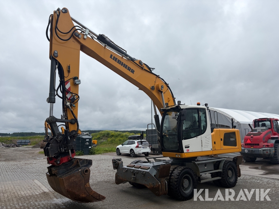 Hjulgrävare Liebherr A924 Litronic med tiltrotator