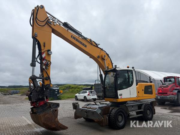 Hjulgrävare Liebherr A924 Litronic med tiltrotator