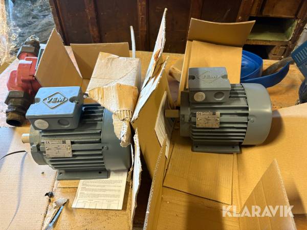 Elmotor VEM 0,75 kW, 230/400 V, IP 55 2st
