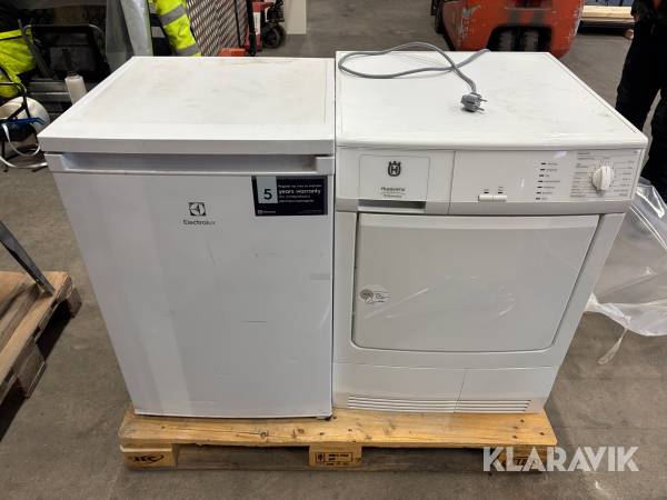 Torktumlare och kylskåp Husqvarna / Electrolux QW400T