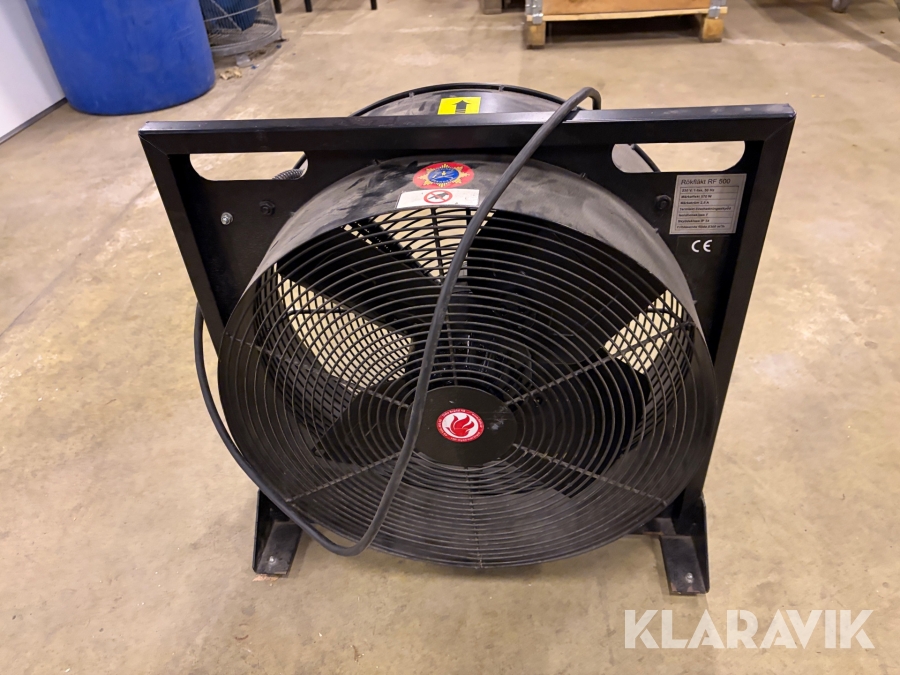 Evakueringsfläkt/Rökfläkt Dafo RF 500 570 W