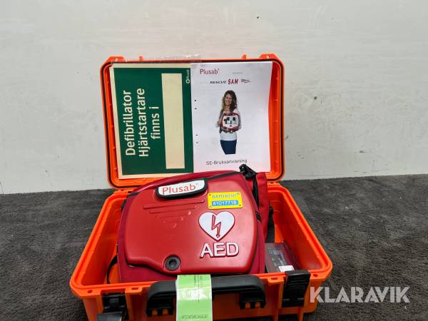 Hjärtstartare tal Plusab Rescuesam-en