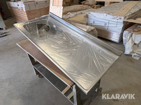Diskbänk i rostfritt Deco Steel