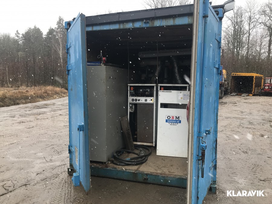 Panncentral i container