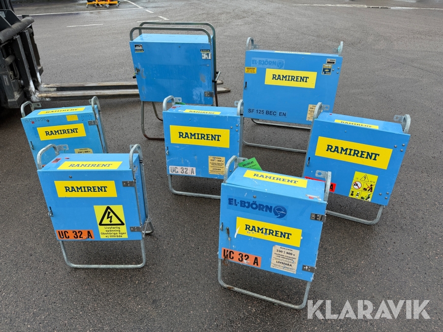 Centraler El-Björn BECSF125/106-7, ZSF63/1111-11, U32/631-2, U32/631-3EN 7st