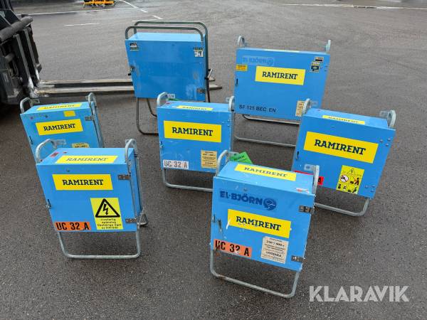 Centraler El-Björn BECSF125/106-7, ZSF63/1111-11, U32/631-2, U32/631-3EN 7st