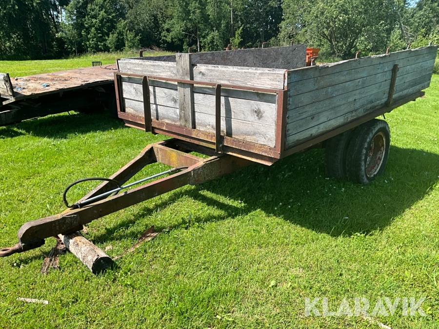 Traktorkärra med tipp 230x350