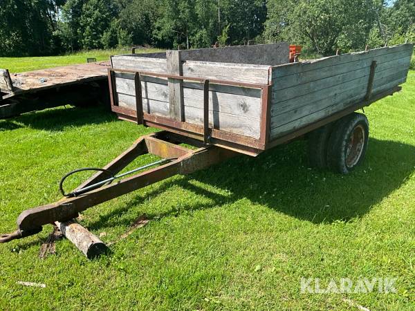 Traktorkärra med tipp 230x350