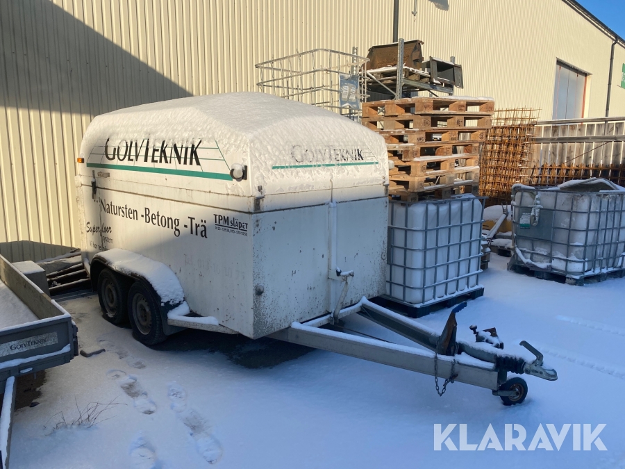 Släpkärra aluminium med kåpa TPM Släpet
