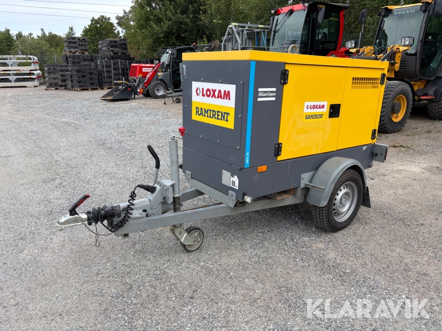 Elverk Atlas Copco QES 20