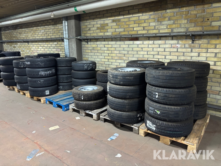 Parti med däck & fälg 10st uppsättningar 