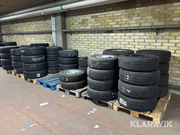 Parti med däck & fälg 10st uppsättningar 