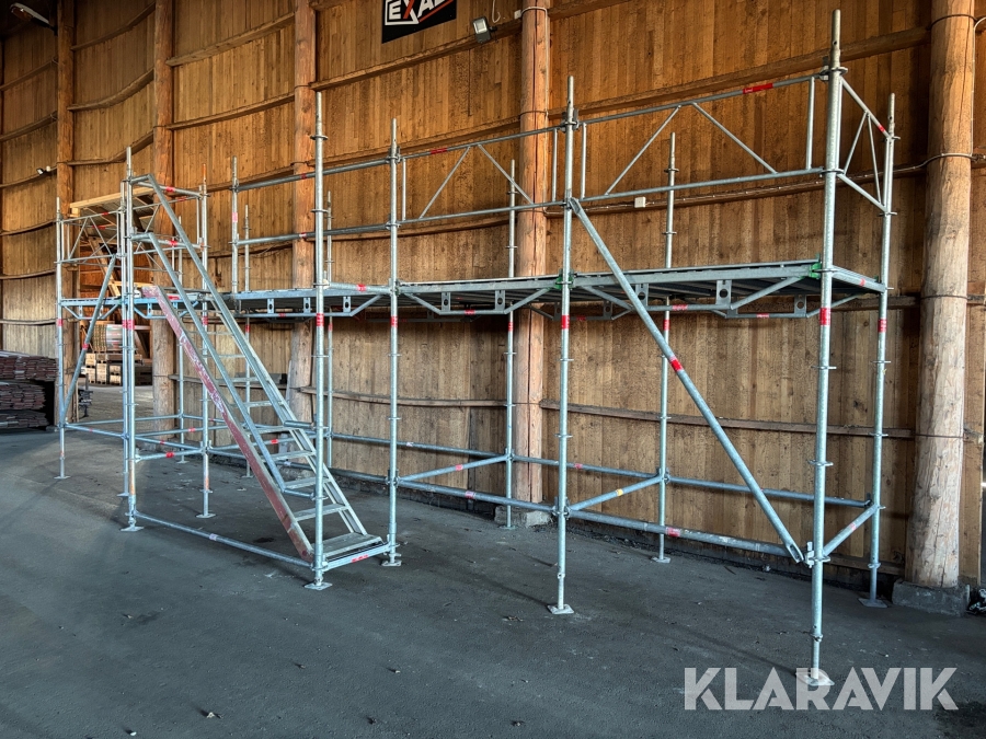 Murarställning med trapptorn 8,5x4 Altrad byggställning