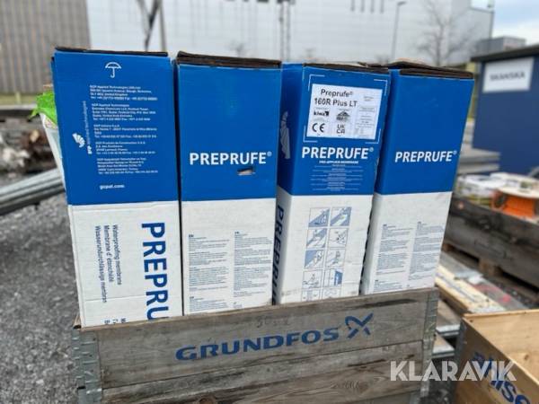 Tätmembran Preprufe Ca 260 m2.