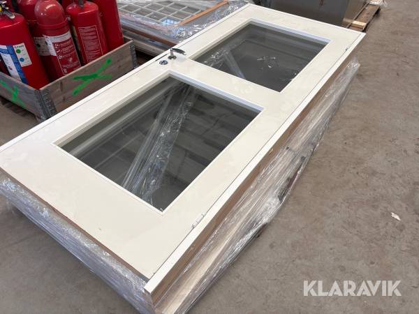Dörrar med karm och glas 885x2090mm & 985x2090mm
