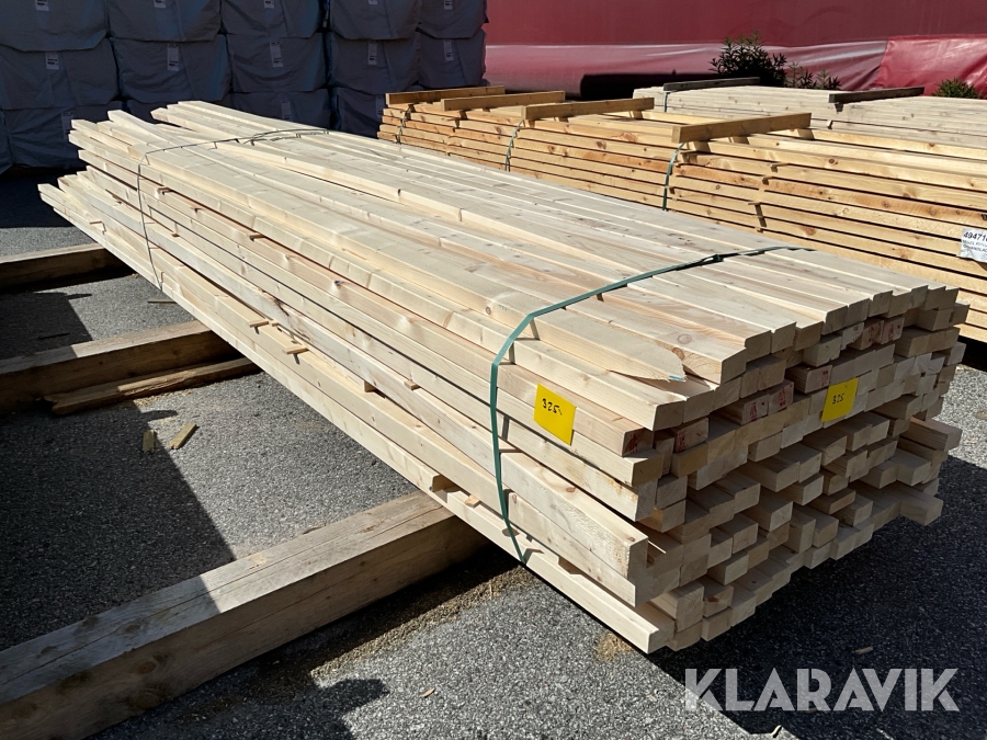 Virkespaket reglar B-kvalite 45x70