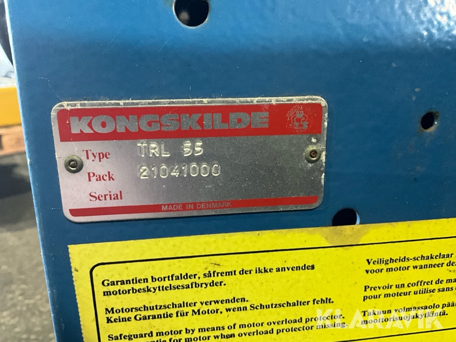 Spannmålsfläkt Kongskilde Trl 55