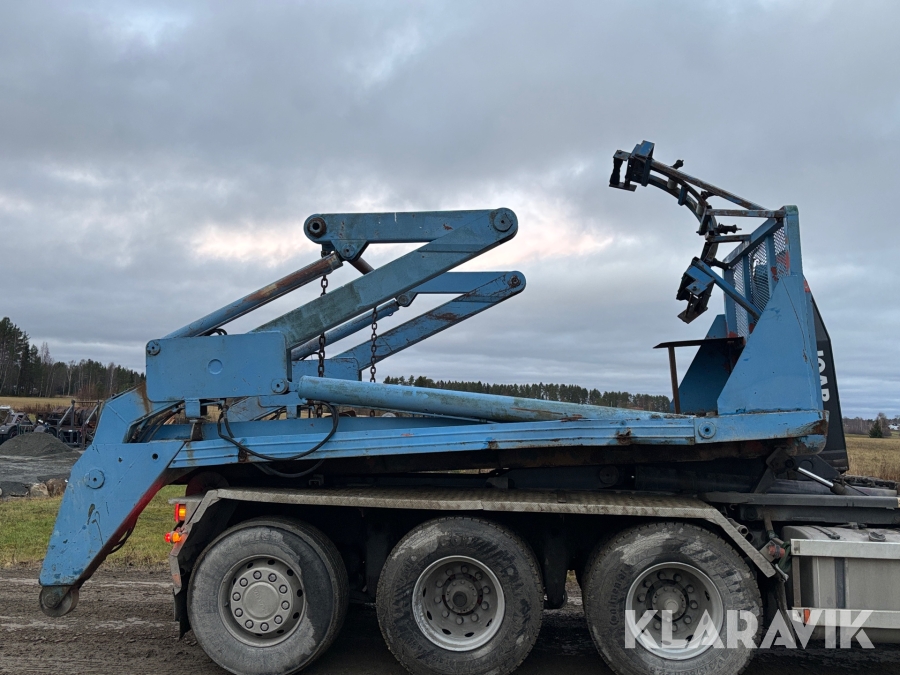 Liftdumperaggregat på växlarram