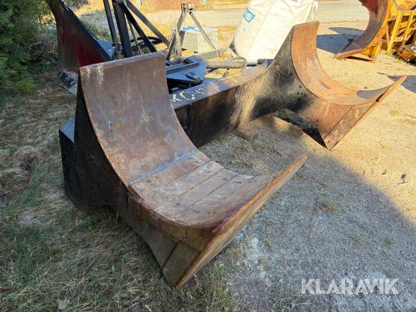 Markberedningsaggregat för grävmaskin Komplett med S60 fäste