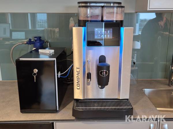 Kaffemaskin 1 st, Mjölkkyl 1 st Rex-Royal SCS / Vitrifrigo Compact MCTI / FG10I WMFE
