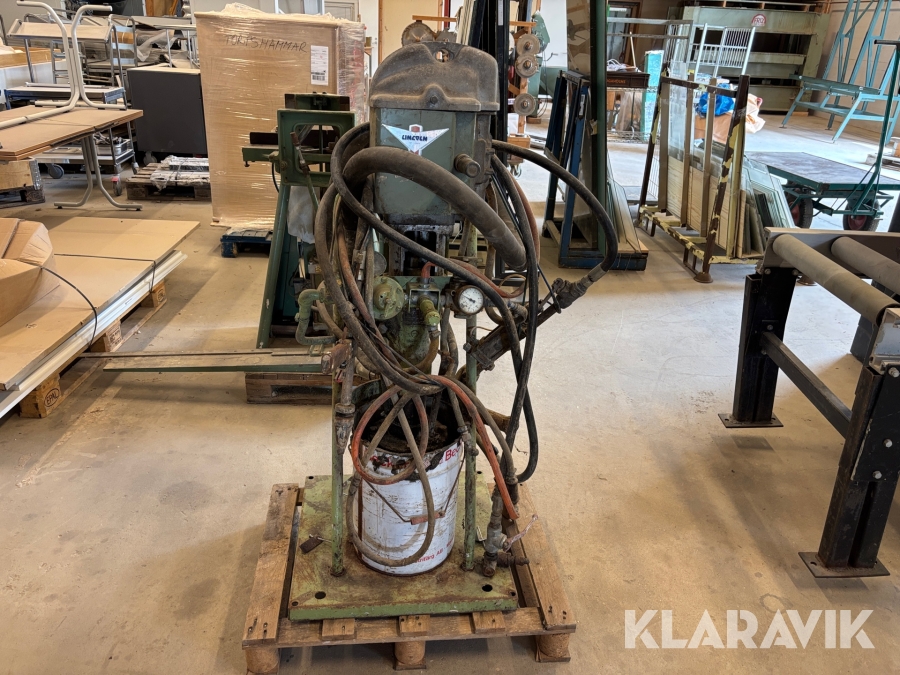 Luftdriven kittpump Lincoln