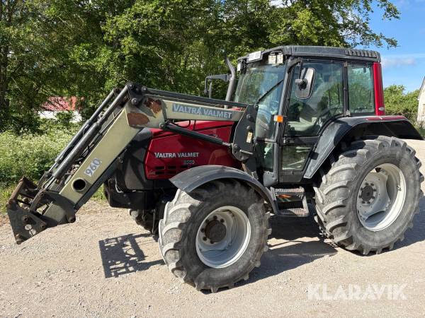 Traktor Valtra Valmet 6550-4 HiTech med frontlastare