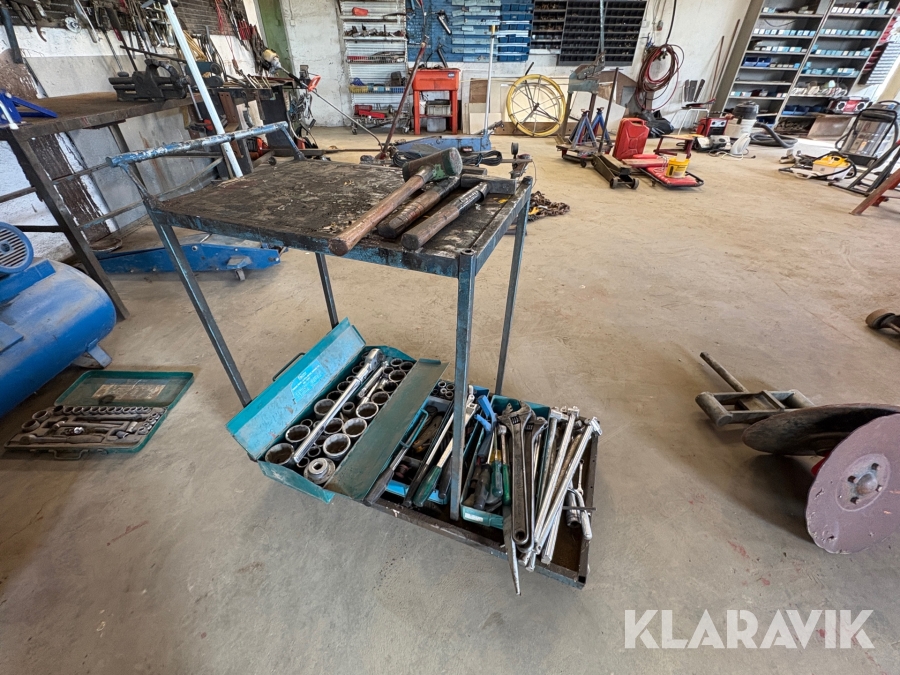 Parti med verktyg Kamasa-Tools & BAHCO vagnen ingår
