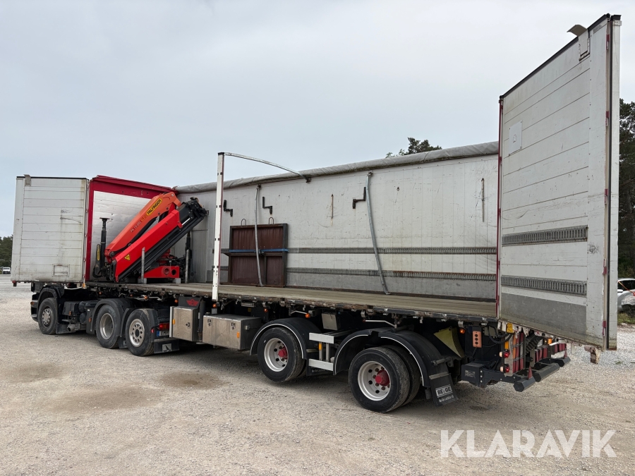 Trailer Kilafors TLB2-32-100 med Palfinger 19.001 SLLD5 kran