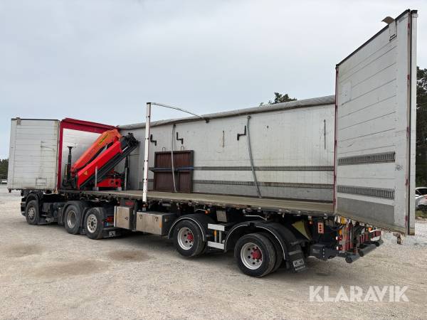 Trailer Kilafors TLB2-32-100 med Palfinger 19.001 SLLD5 kran
