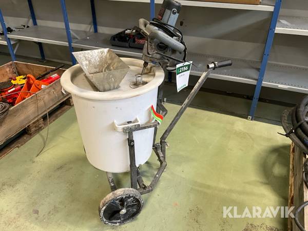 Mixervagn med blandare och visp Vänga-Åke / Niko - M 9075 / BM1600