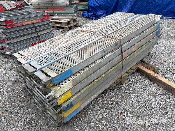 Stålplank Haki 2,45 x 0,23 m 48 st