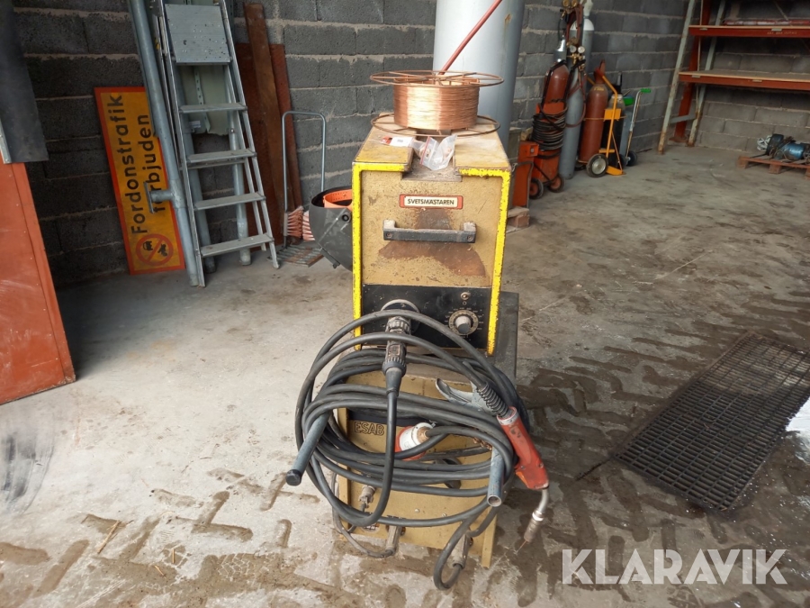 Mig-Svets Svetsmästaren Lda 200 med svetshjälm