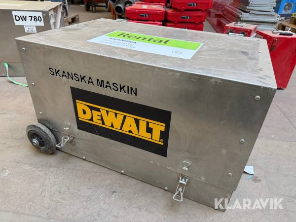 Plåtlåda Dewalt med hjul
