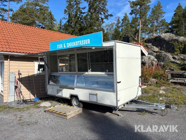Fiskvagn/ matvagn Food Station Sweden Fss