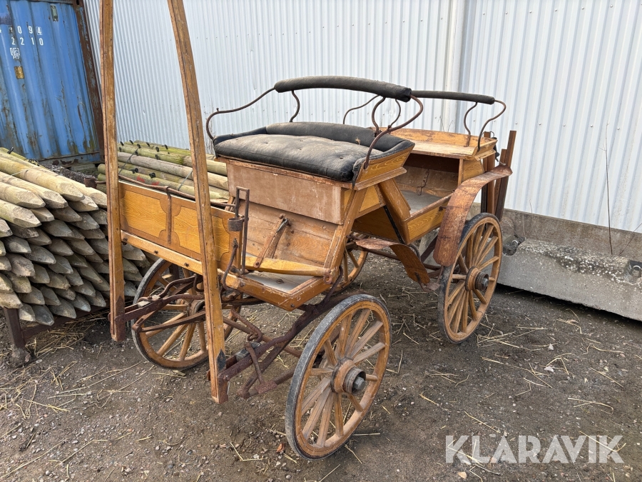 Åkvagn/hästvagn för par och enbet
