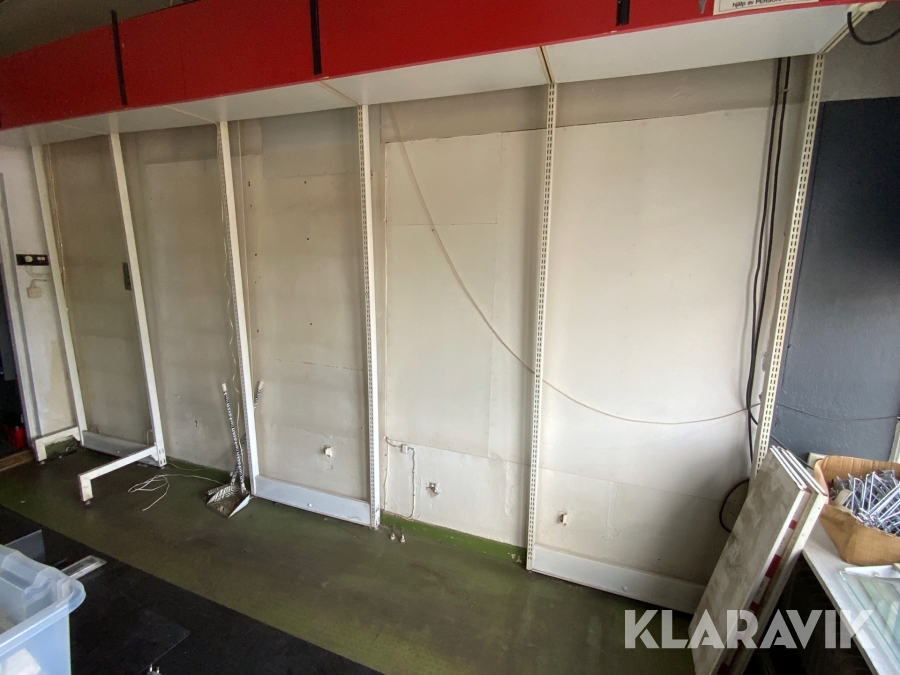 Hyllsystem Elfa med tillbehör