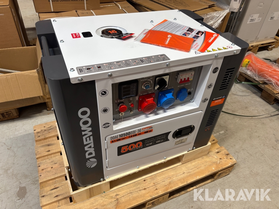 Ny generator / elverk Daewoo 15hk